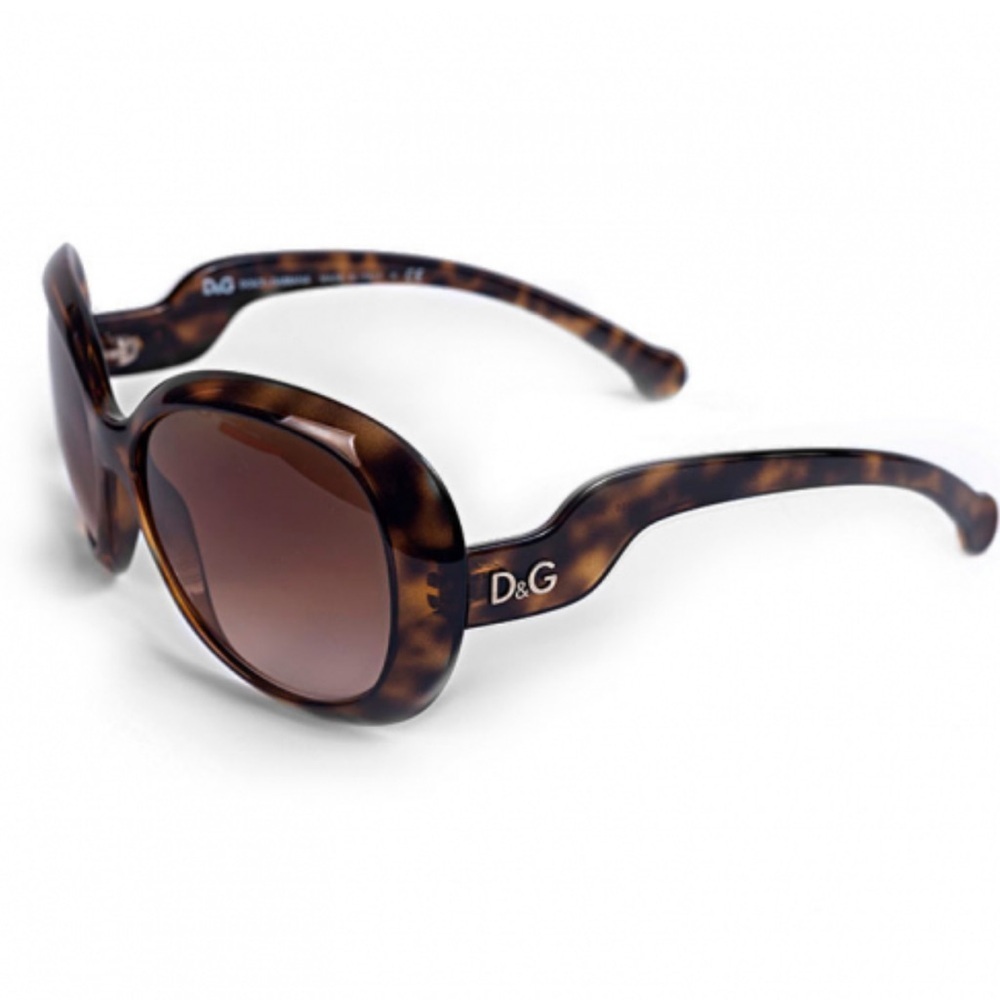 SOLD D&G Vintage Tortoise Shell Women’s Sunglasses Dolce Gabanna - Picture 2 of 10
